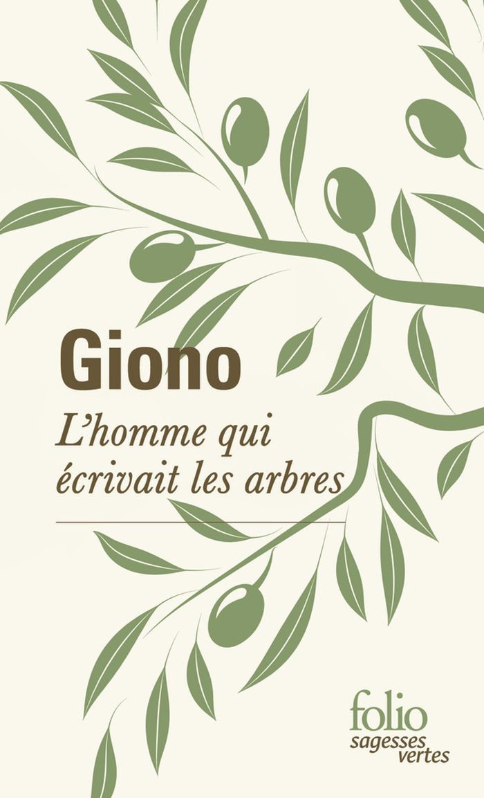 Couverture du livre « L'homme qui écrivait les arbres » de Jean Giono, librairie Les Contes Infusés à Corte