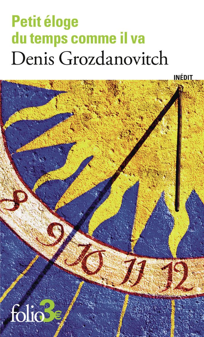 Couverture du livre « PETIT ELOGE DU TEMPS COMME IL VA », librairie Les Contes Infusés à Corte