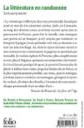 Quatrième de couverture de « LA LITTERATURE EN RANDONNEE - ECRITS SUR LA MARCHE »