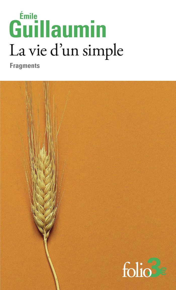 Couverture du livre « LA VIE D'UN SIMPLE - FRAGMENTS », librairie Les Contes Infusés à Corte