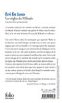 Quatrième de couverture de « LES REGLES DU MIKADO »