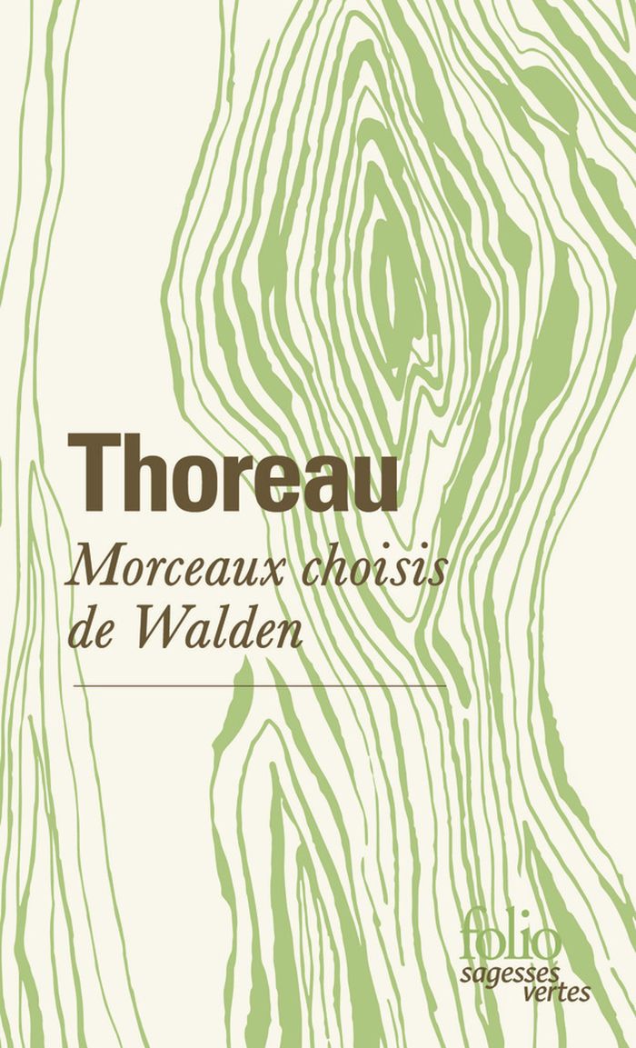 Couverture du livre « Morceaux choisis de Walden » de Henry David Thoreau, librairie Les Contes Infusés à Corte