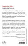 Quatrième de couverture de « LE PAIN DES FRANCAIS »