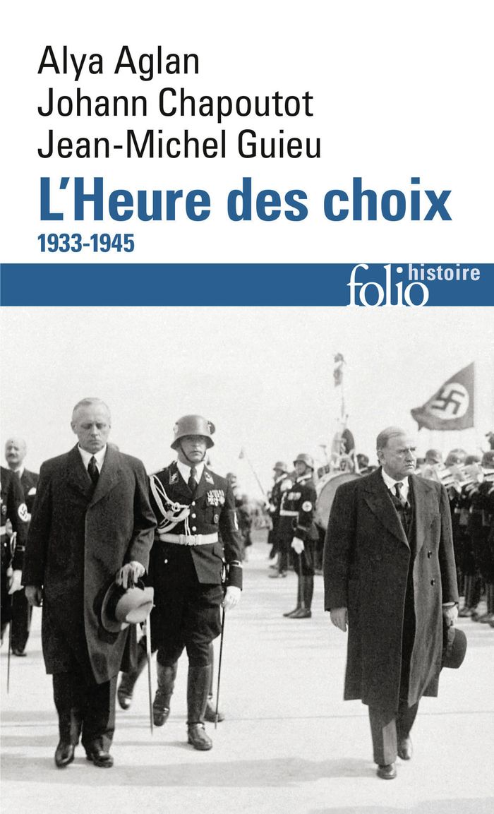 Couverture du livre « L'HEURE DES CHOIX - 1933-1945 », librairie Les Contes Infusés à Corte