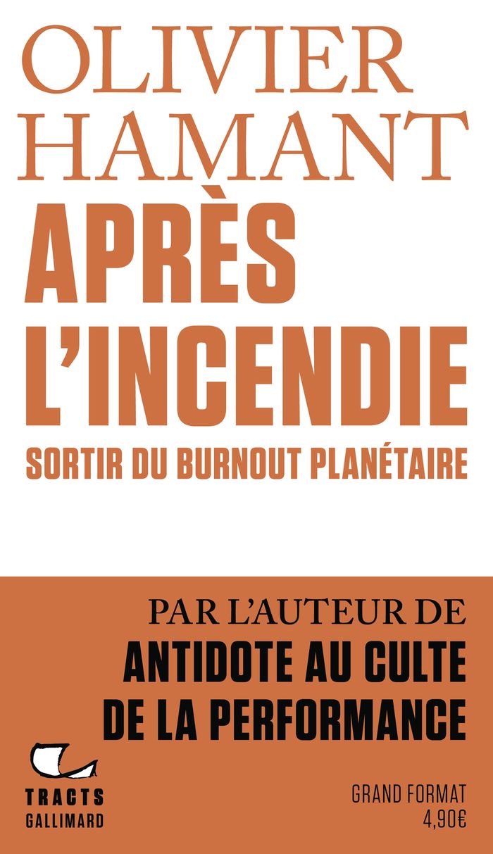 Couverture : APRES L'INCENDIE - SORTIR DU BURNOUT PLANETAIRE