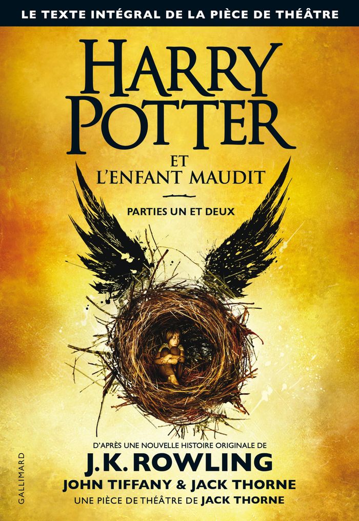 Couverture du livre « Harry Potter et l'enfant maudit » de J.K. Rowling, librairie Les Contes Infusés à Corte