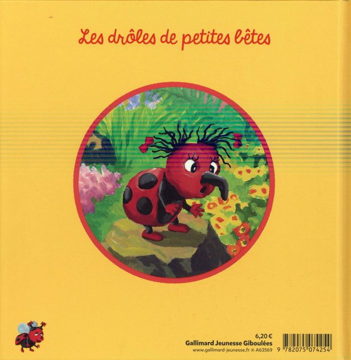 Quatrième de couverture de « Belle la coccinelle »