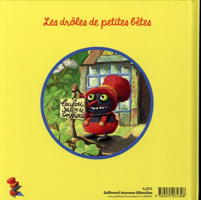 Quatrième de couverture de « LOULOU LE POU »