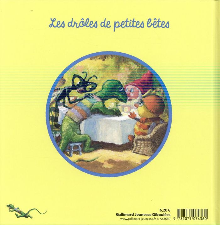 Quatrième de couverture de « César le lézard »