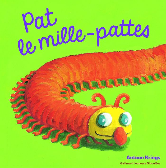 Couverture du livre « PAT LE MILLE-PATTES » de Antoon Krings, librairie Les Contes Infusés à Corte