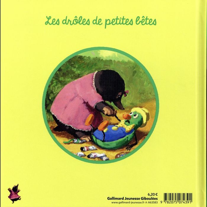 Quatrième de couverture de « Maud la taupe »