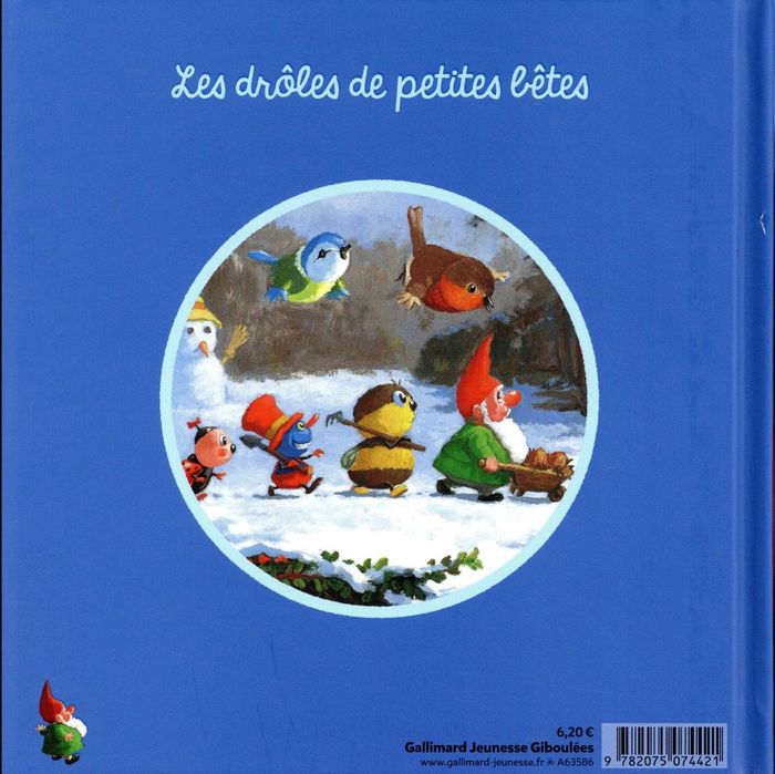 Quatrième de couverture de « Benjamin, le Père Noël du jardin »