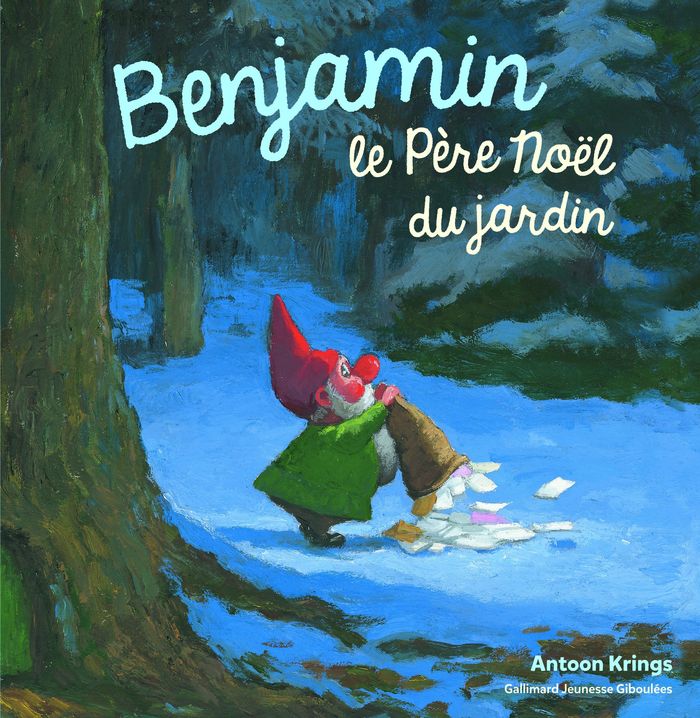 Couverture du livre « Benjamin, le Père Noël du jardin » de Antoon Krings, librairie Les Contes Infusés à Corte