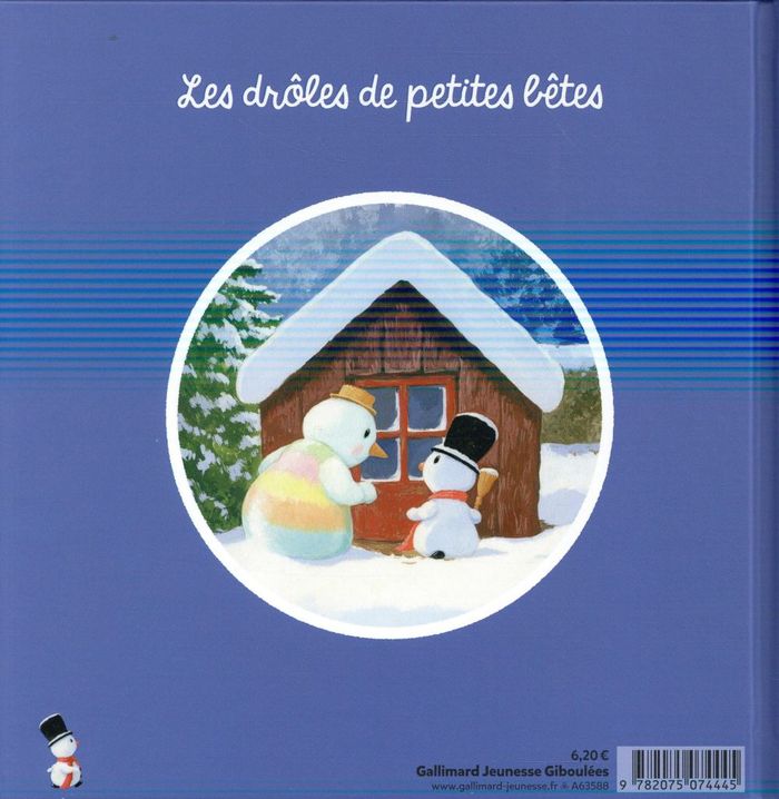 Quatrième de couverture de « Bob le bonhomme de neige »