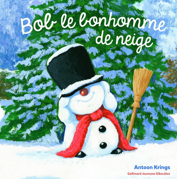 Couverture du livre « Bob le bonhomme de neige » de Antoon Krings, librairie Les Contes Infusés à Corte