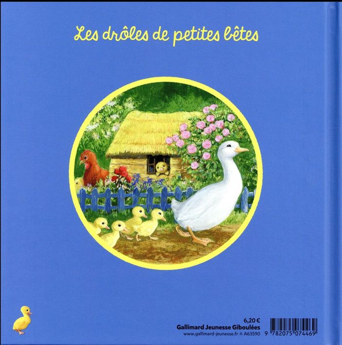 Quatrième de couverture de « Gaston le caneton »