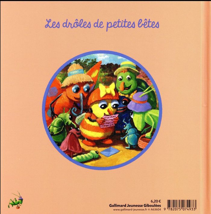Quatrième de couverture de « Adèle la sauterelle »