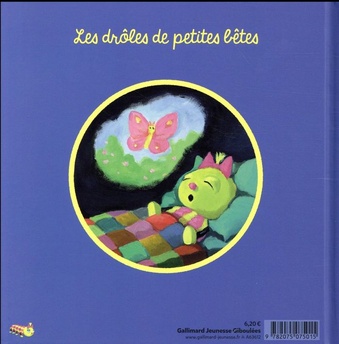 Quatrième de couverture de « CAMILLE LA CHENILLE »