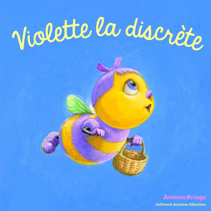 Couverture du livre « Violette la discrète » de Antoon Krings, librairie Les Contes Infusés à Corte