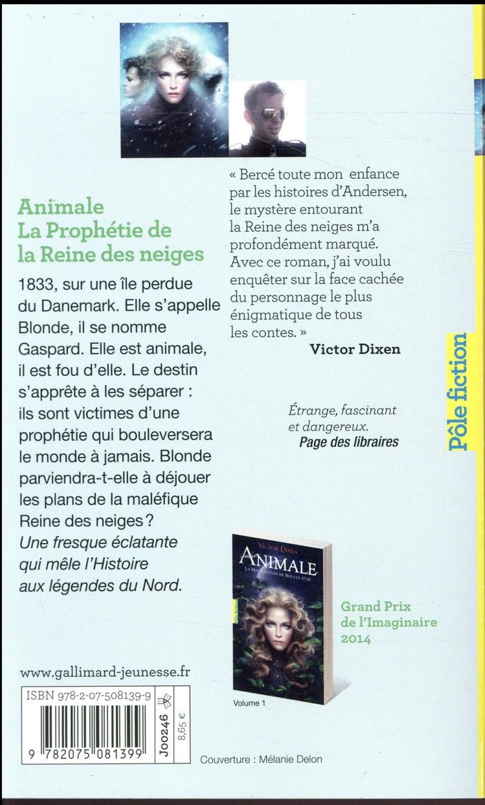 Quatrième de couverture de « La prophétie de la Reine des neiges »