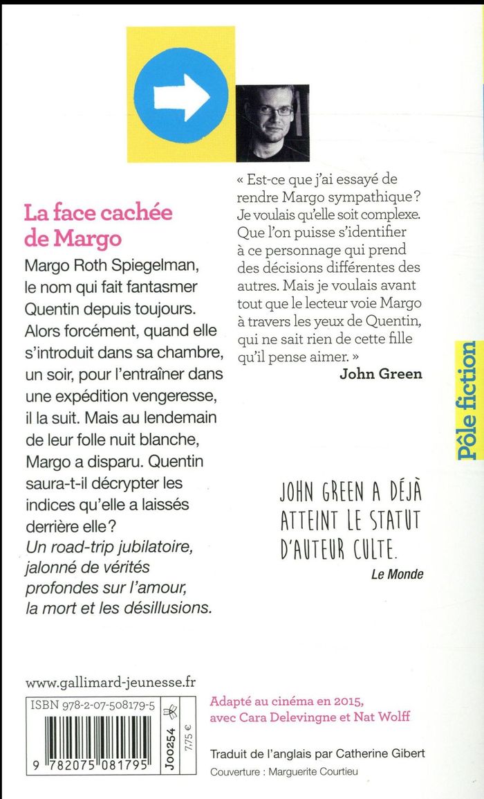 Quatrième de couverture de « LA FACE CACHEE DE MARGO »