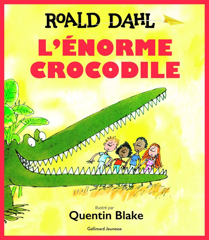 Couverture du livre « L'énorme crocodile » de Roald Dahl, librairie Les Contes Infusés à Corte