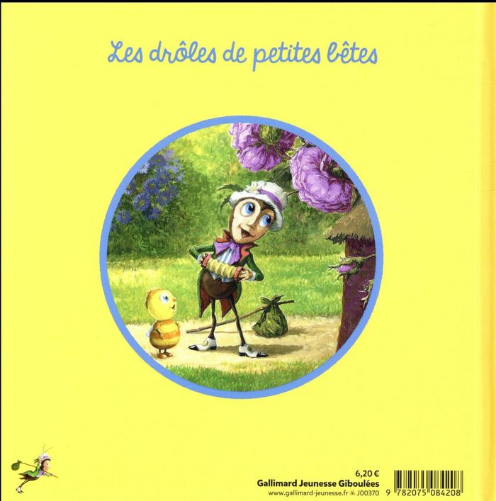 Quatrième de couverture de « Apollon le grillon »