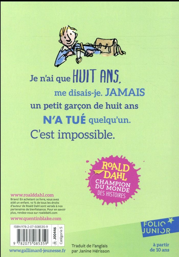 Quatrième de couverture de « MOI, BOY - SOUVENIRS D'ENFANCE »
