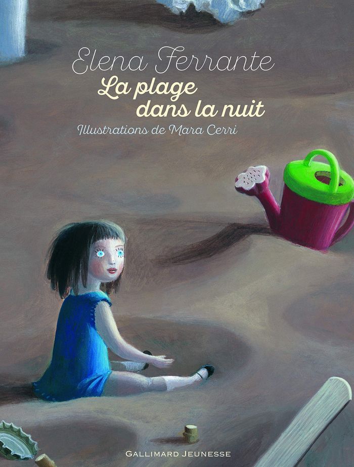 Couverture du livre « La plage dans la nuit » de Elena Ferrante, librairie Les Contes Infusés à Corte