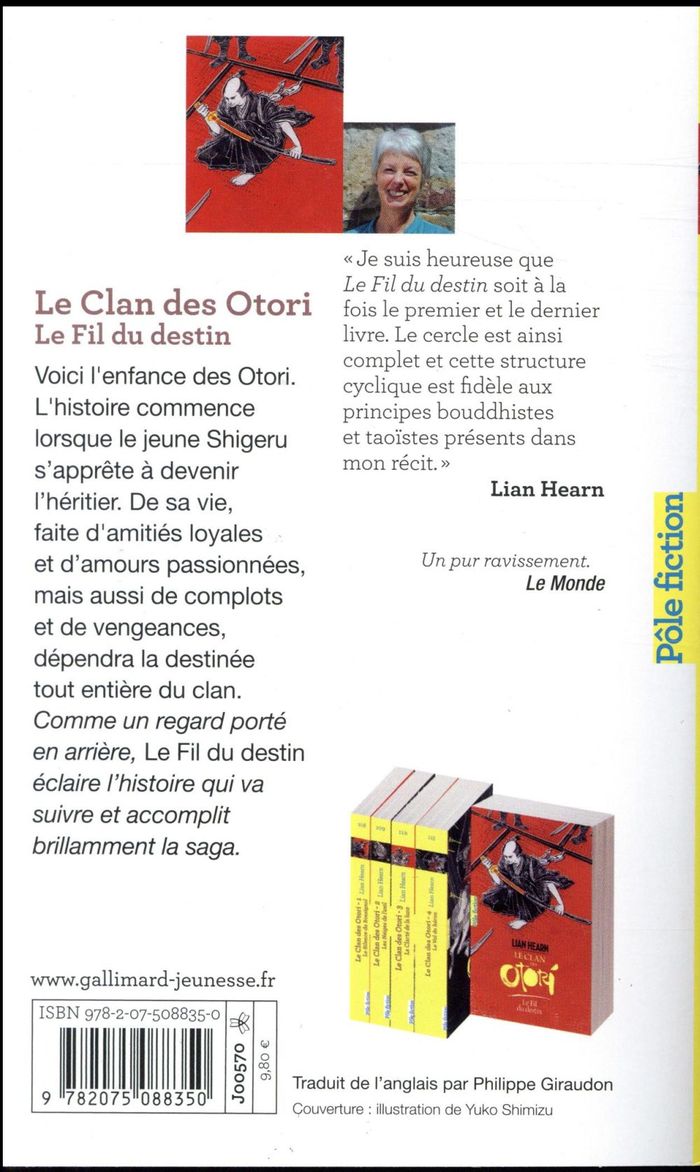 Quatrième de couverture de « Le fil du destin »