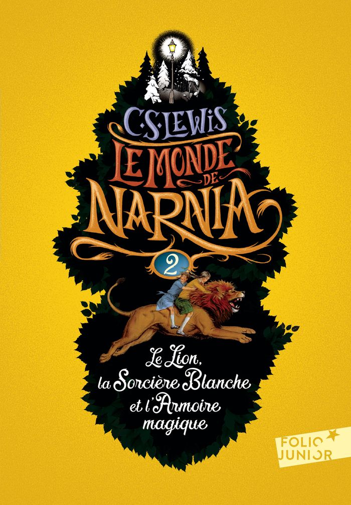 Couverture du livre « LE MONDE DE NARNIA - II - LE LION, LA SORCIERE BLANCHE ET L'ARMOIRE MAGIQUE » de Lewis/baynes, librairie Les Contes Infusés à Corte