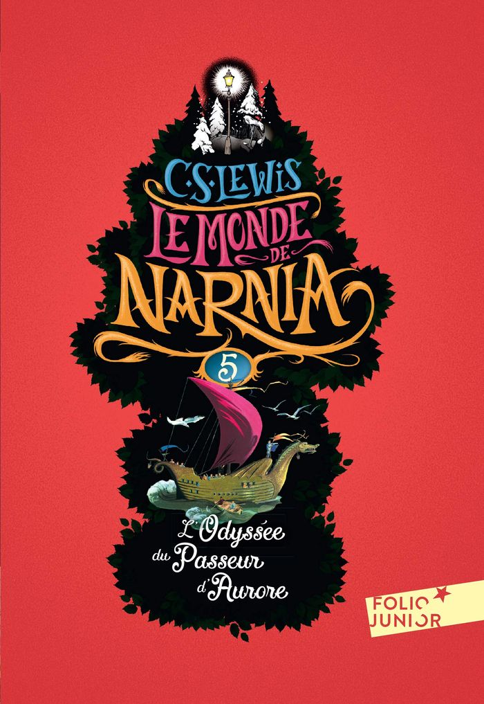 Couverture du livre « LE MONDE DE NARNIA - V - L'ODYSSEE DU PASSEUR D'AURORE » de Lewis/baynes, librairie Les Contes Infusés à Corte
