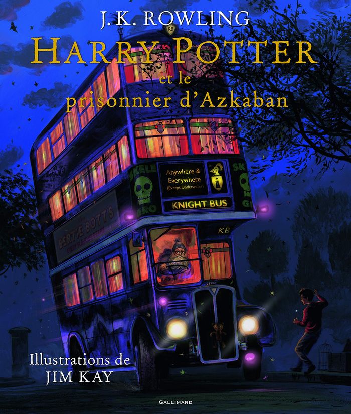 Couverture du livre « Harry Potter et le prisonnier d'Azkaban » de J. K. Rowling, librairie Les Contes Infusés à Corte