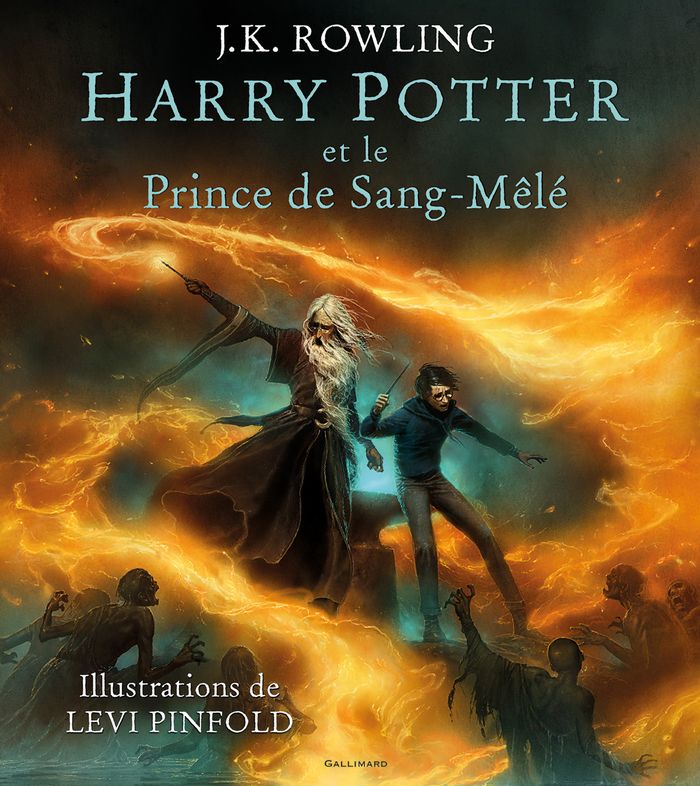 Couverture du livre « HARRY POTTER - VI - HARRY POTTER ET LE PRINCE DE SANG-MELE » de Rowling/pinfold, librairie Les Contes Infusés à Corte