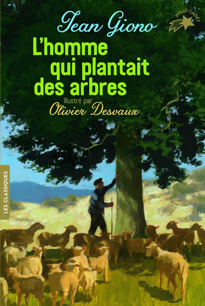 Couverture du livre « L'HOMME QUI PLANTAIT DES ARBRES », librairie Les Contes Infusés à Corte