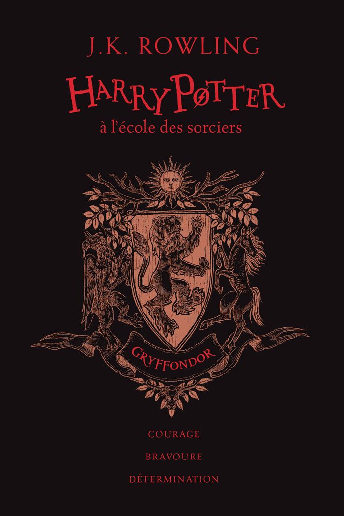 Couverture du livre « Harry Potter à l'école des sorciers : Gryffondor » de J. K. Rowling, librairie Les Contes Infusés à Corte