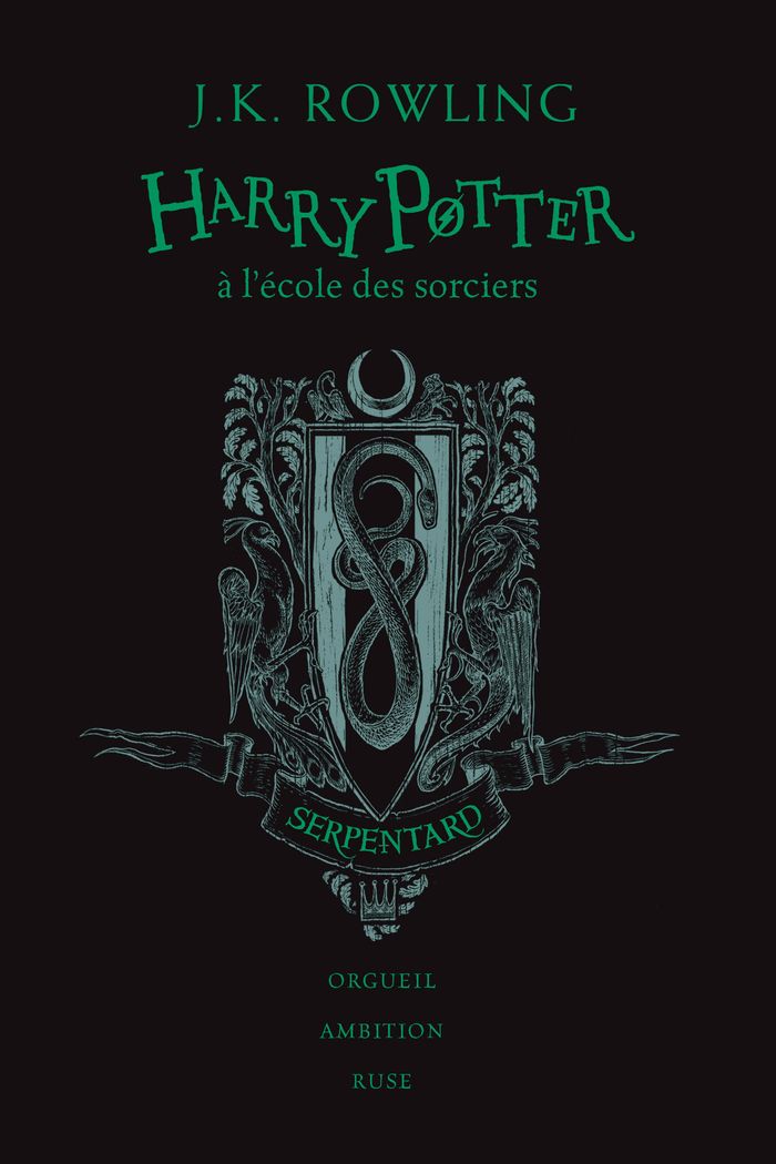 Couverture du livre « Harry Potter à l'école des sorciers : Serpentard » de J. K. Rowling, librairie Les Contes Infusés à Corte