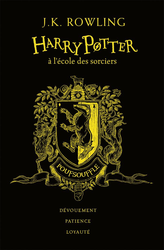 Couverture du livre « Harry Potter à l'école des sorciers : Poufsouffle » de J. K. Rowling, librairie Les Contes Infusés à Corte