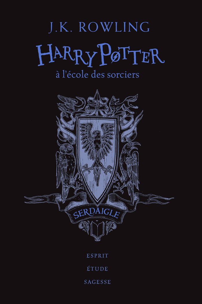 Couverture du livre « Harry Potter à l'école des sorciers : Serdaigle » de J. K. Rowling, librairie Les Contes Infusés à Corte