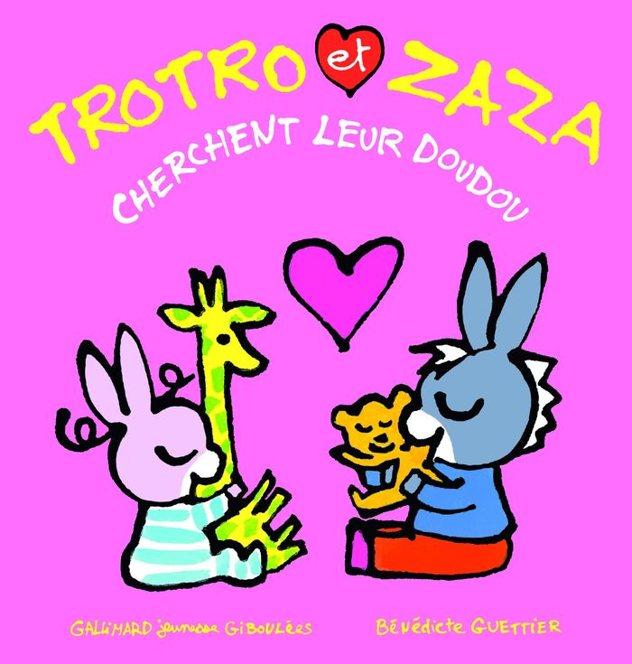 Couverture du livre « Trotro et Zaza cherchent leur doudou » de Bénédicte Guettier, librairie Les Contes Infusés à Corte