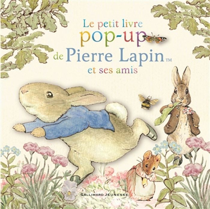 Couverture du livre « LE PETIT LIVRE POP-UP DE PIERRE LAPIN ET SES AMIS », librairie Les Contes Infusés à Corte