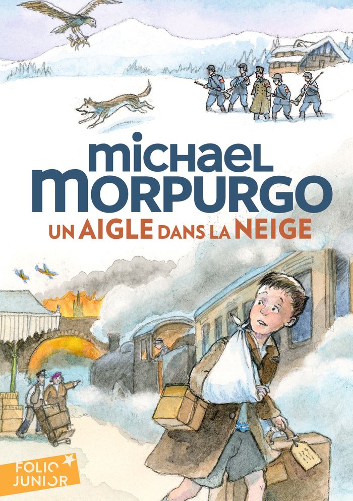 Couverture du livre « UN AIGLE DANS LA NEIGE », librairie Les Contes Infusés à Corte