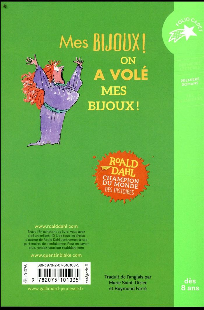 Quatrième de couverture de « La girafe le pélican et moi »