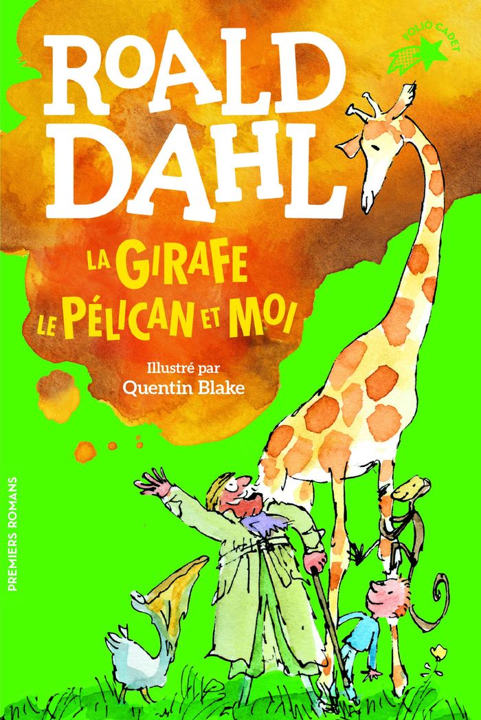 Couverture du livre « La girafe le pélican et moi » de Roald Dahl, librairie Les Contes Infusés à Corte