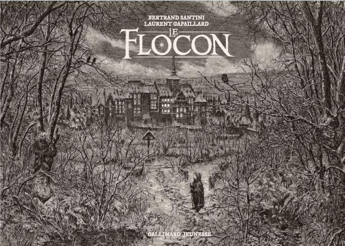 Couverture du livre « Le flocon » de Bertrand Santini, librairie Les Contes Infusés à Corte