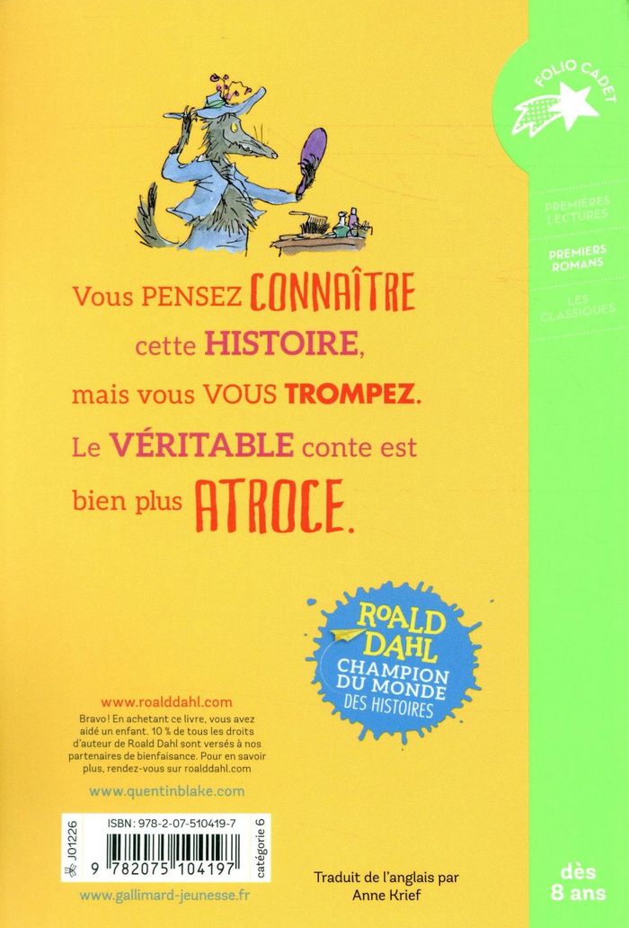 Quatrième de couverture de « Un conte peut en cacher un autre »