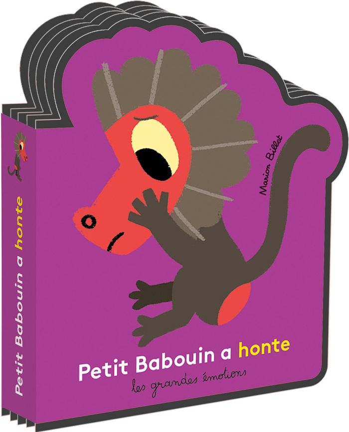Couverture du livre « Petit Babouin a honte » de Marion Billet, librairie Les Contes Infusés à Corte