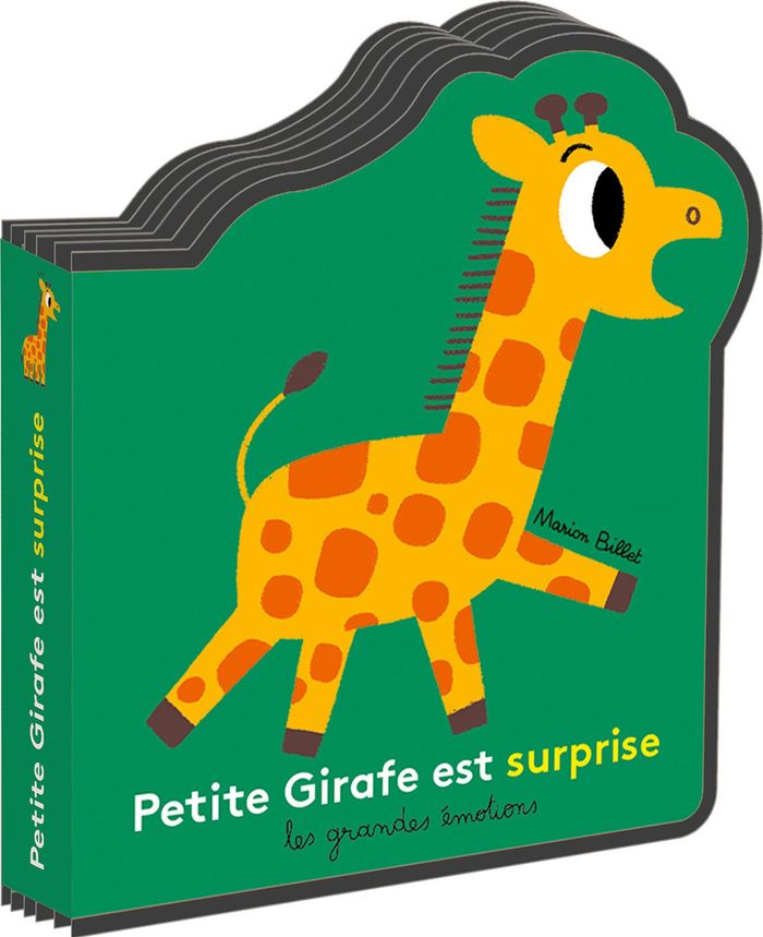 Couverture du livre « Petite Girafe est surprise » de Marion Billet, librairie Les Contes Infusés à Corte