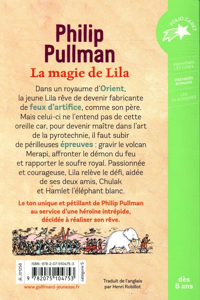 Quatrième de couverture de « La magie de Lila »