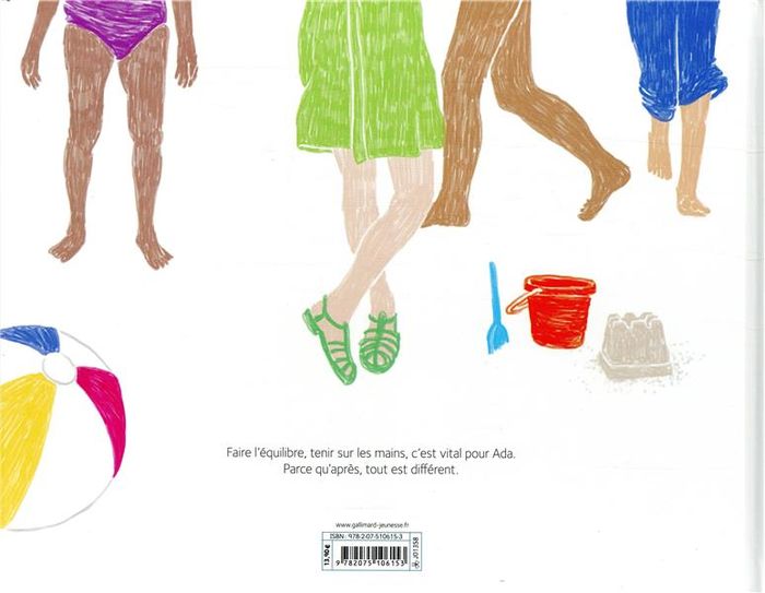 Quatrième de couverture de « Sur les mains »
